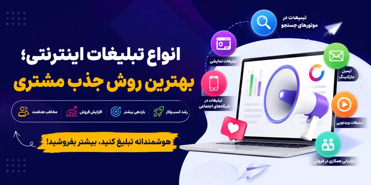 انواع تبلیغات اینترنتی؛ بهترین روش جذب مشتری