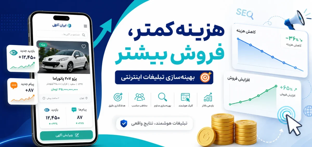 بهینهسازی هزینه تبلیغات اینترنتی برای فروش بیشتر