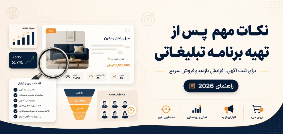 نکات مهم پس از تهیه برنامه تبلیغاتی؛ از اجرای آگهی تا سنجش و بهینهسازی نتایج