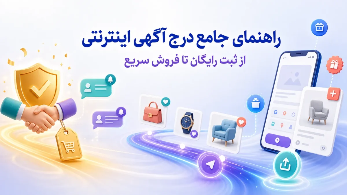 راهنمای جامع درج آگهی اینترنتی؛ از ثبت رایگان تا فروش سریع