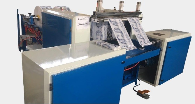 ساخت انواع ماشین های تولید دستمال کاغذی و نایلون و سفره یکبار مصرف با بیش از 40 سال سابقه