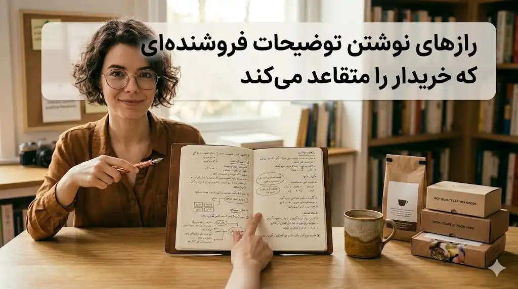 رازهای نوشتن توضیحات فروشنده‌ای که خریدار را متقاعد می‌کند