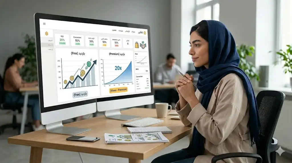مقایسه عملکرد آگهی رایگان و پولی