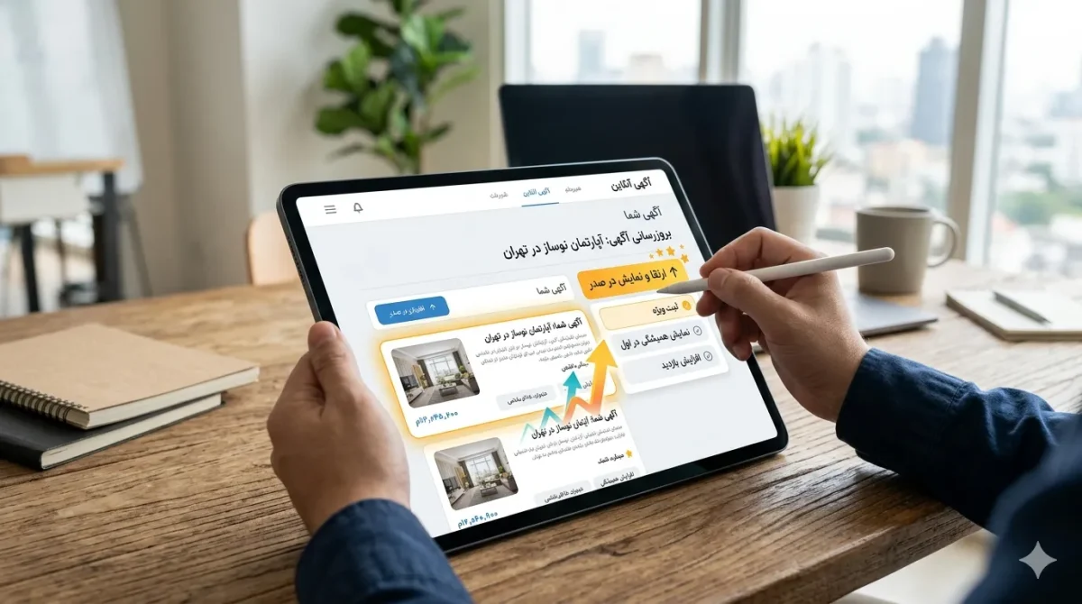 نمونه آگهی حرفه‌ای با عنوان جذاب و کلمات کلیدی مناسب برای افزایش بازدید