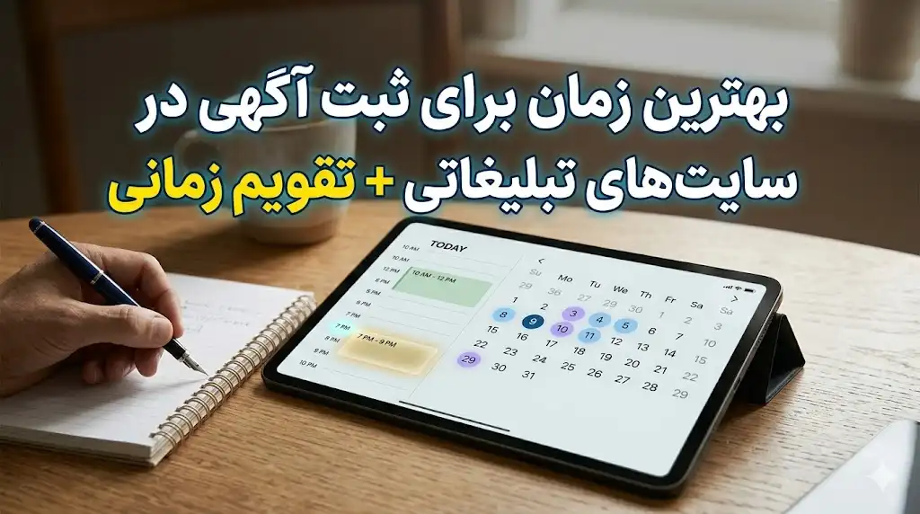 بهترین زمان برای ثبت آگهی در سایت‌های تبلیغاتی + تقویم زمانی
