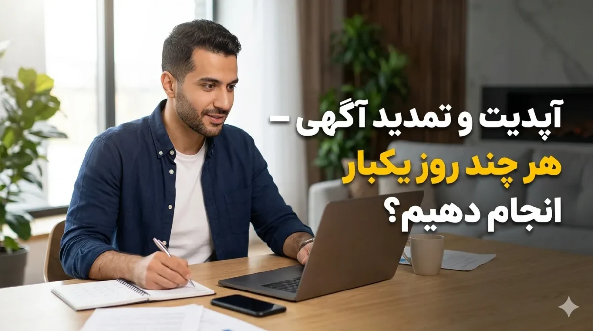 آپدیت و تمدید آگهی برای افزایش بازدید و بهبود جایگاه در نتایج جستجو