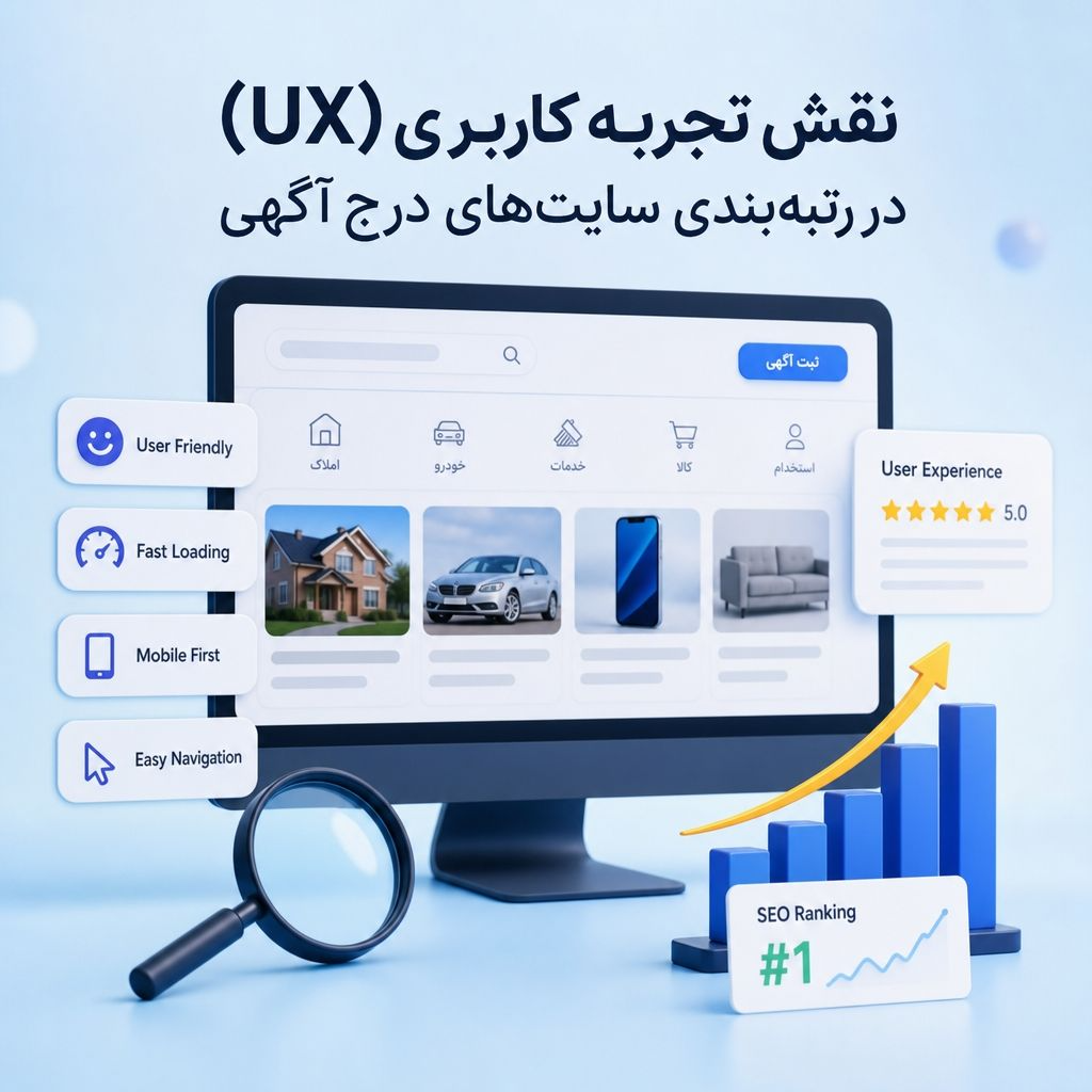 نقش تجربه کاربری (UX) در رتبه‌بندی سایت‌های درج آگهی