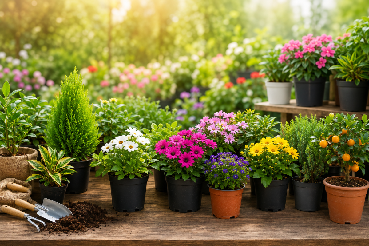 فروش نهال و گلهای زینتی