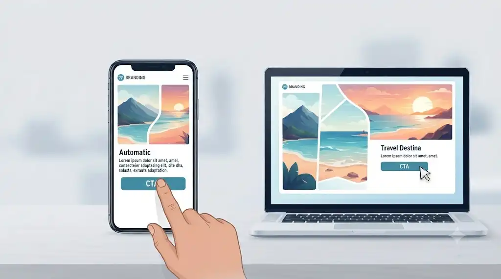 نمایش آگهی در تبلت و لپتاپ