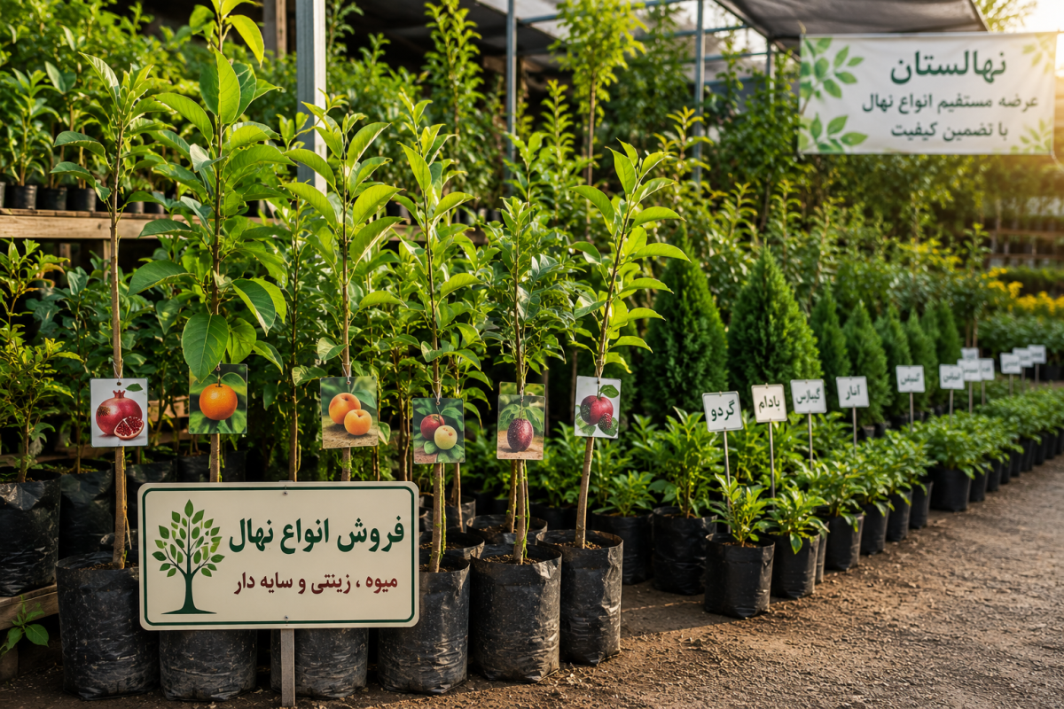 فروش نهال و گلهای زینتی