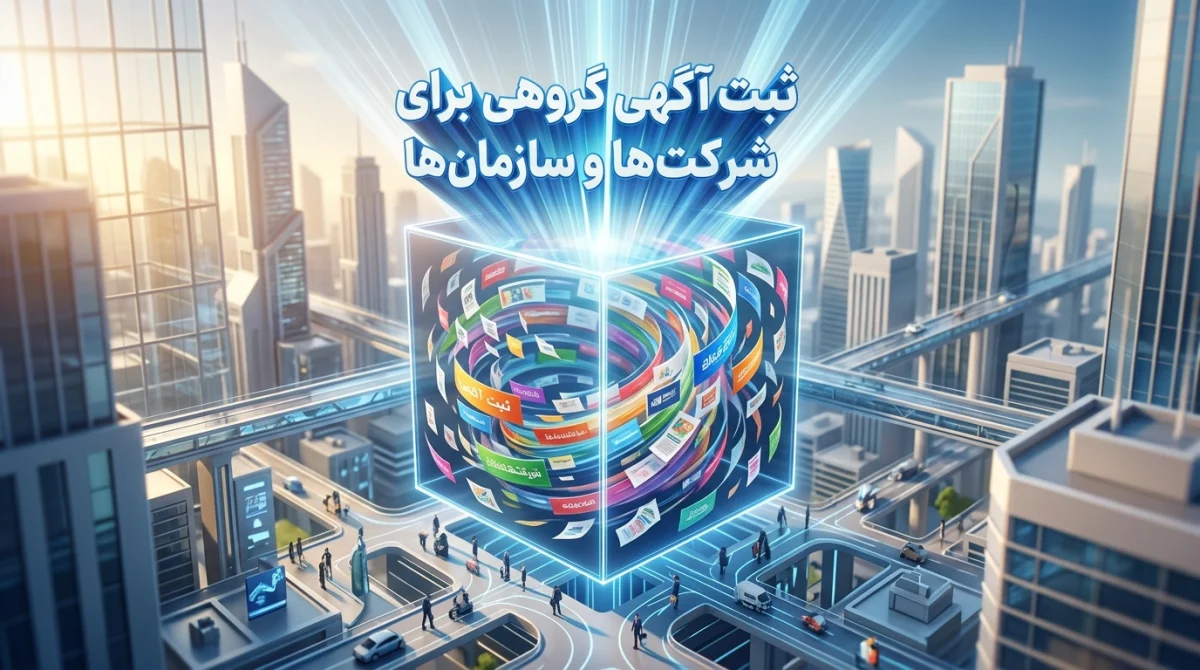 ثبت آگهی گروهی برای شرکت‌ها و سازمان‌ها