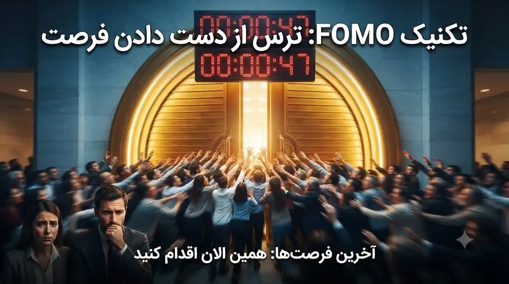 تکنیک FOMO (ترس از دست دادن) در آگهی‌های محدود