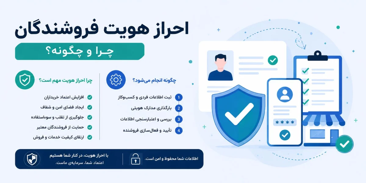 احراز هویت فروشندگان