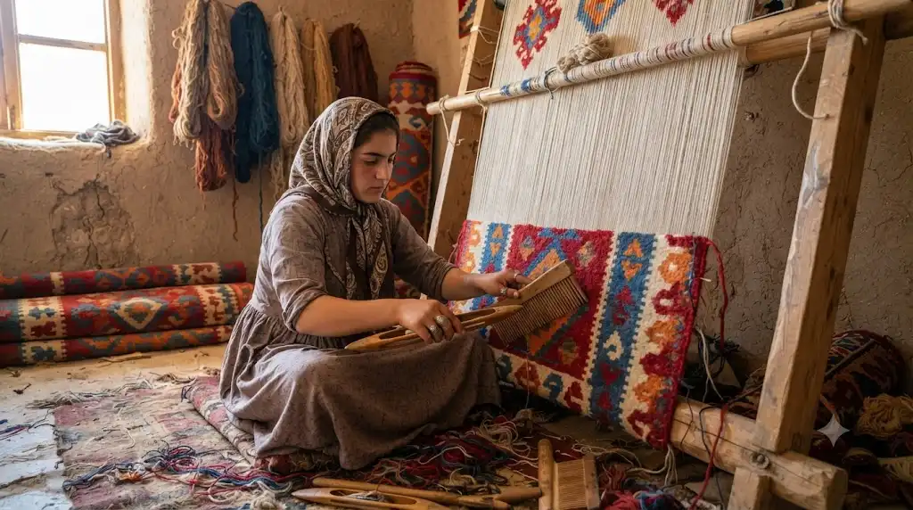 سفال دستساز سنتی با لعاب هنری و نمایش فرآیند ساخت توسط هنرمند