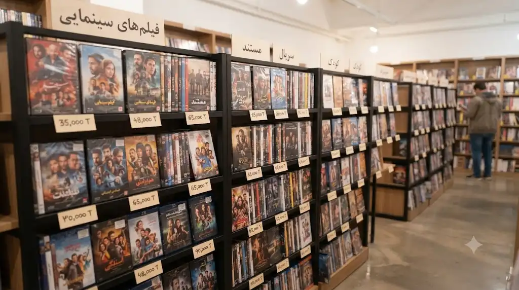 قفسه کتاب و نوشتافزار فروشگاهی